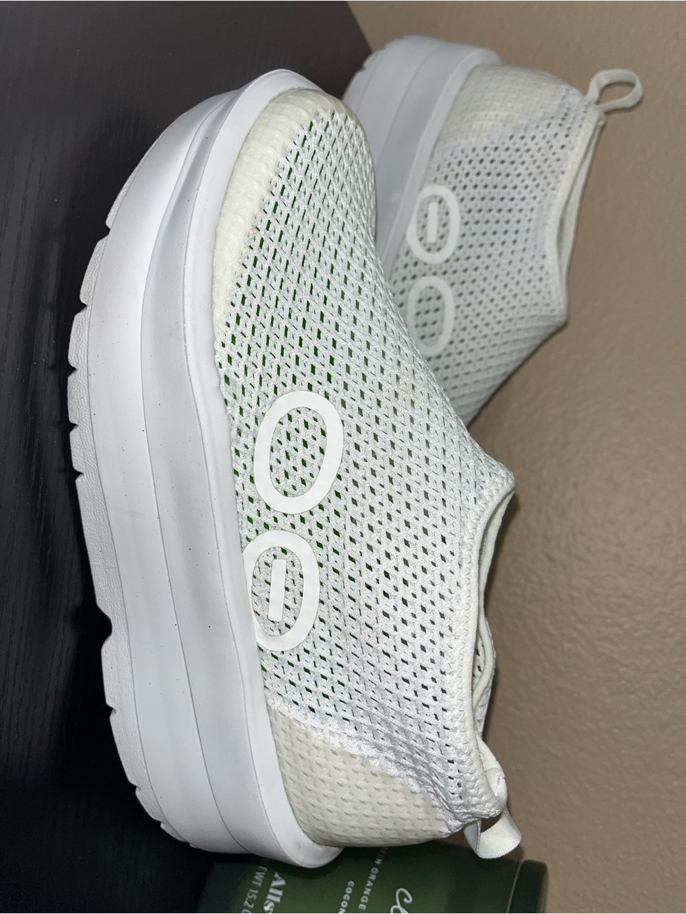 OOFOS OOriginal Slip-On Sneakers in White - Picture 5 of 9